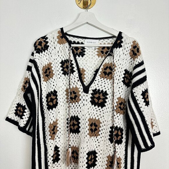 ELEVEN SIX Tia Tunic in White/Black/Nude Size Medium/Large - Picture 7 of 16